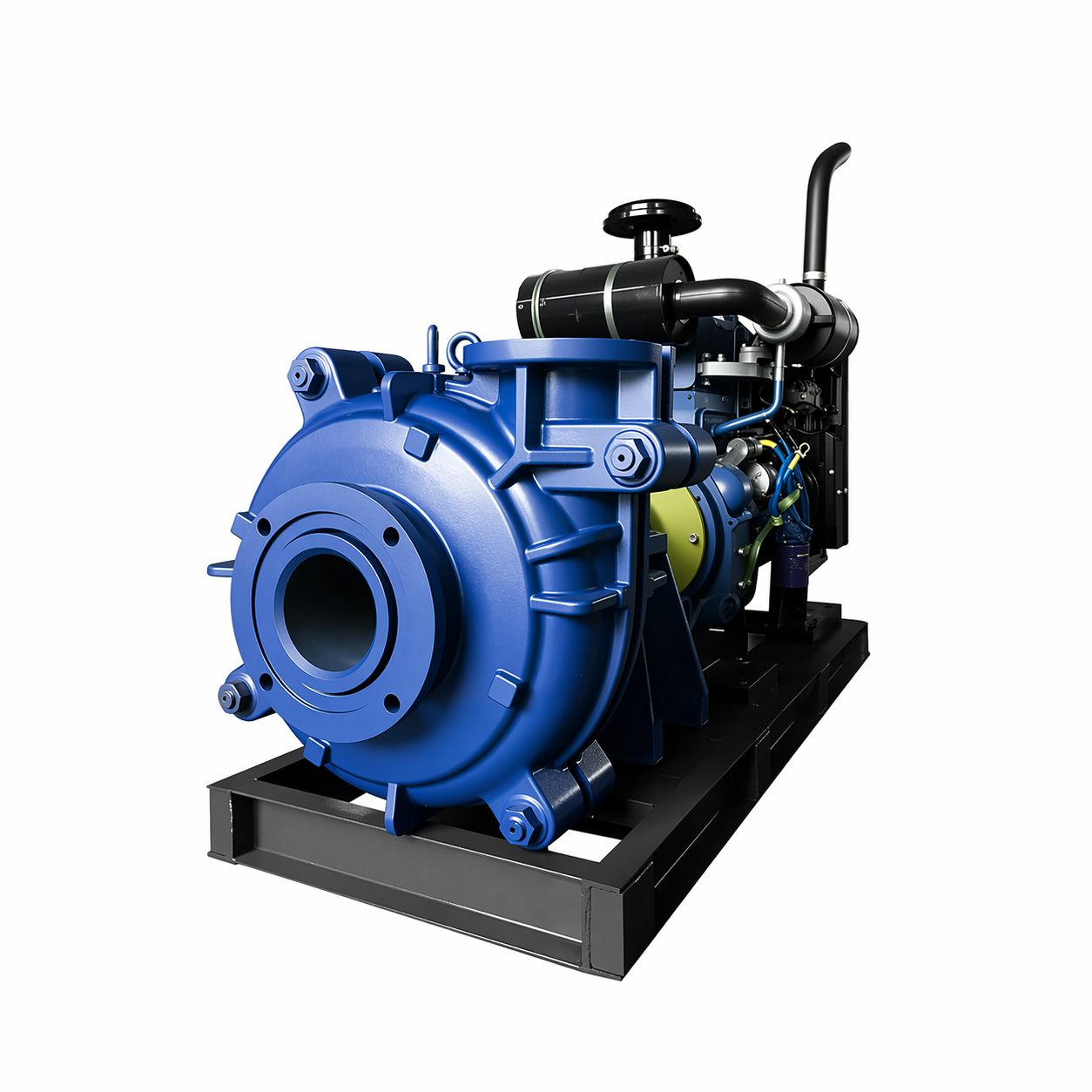 Bomba de Lama Diesel Multicilindro para Transferência Industrial Pesada