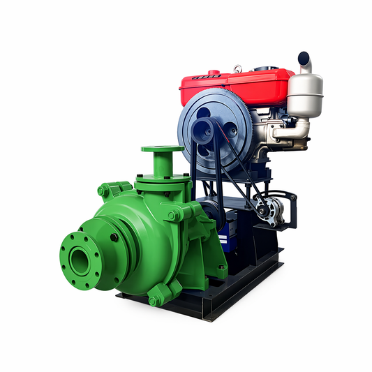 Bomba de Lama Diesel Multicilindro para Transferência Industrial Pesada