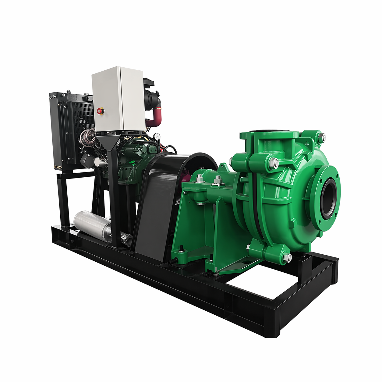 Bomba de Lama Diesel Multicilindro para Transferência Industrial Pesada