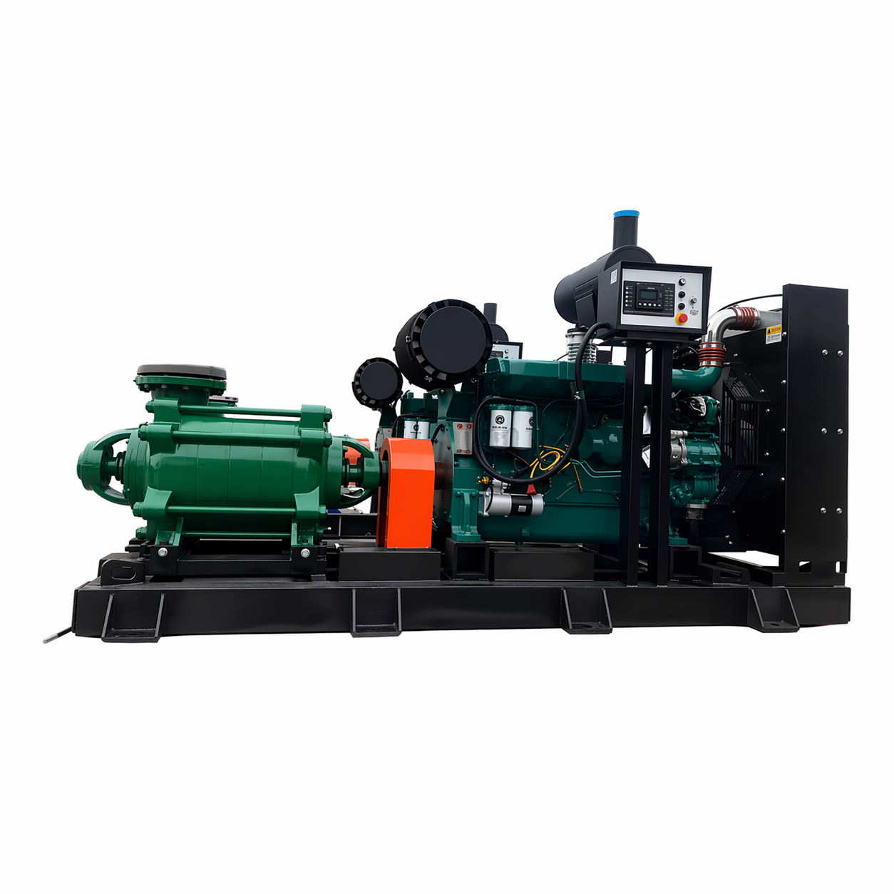 Bomba Horizontal Multiestágio com Motor Diesel para Alta Pressão