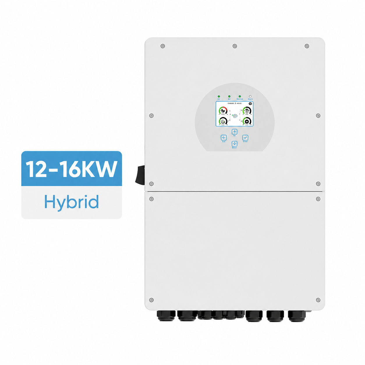Inversor Solar Híbrido Monofásico 12–16kW