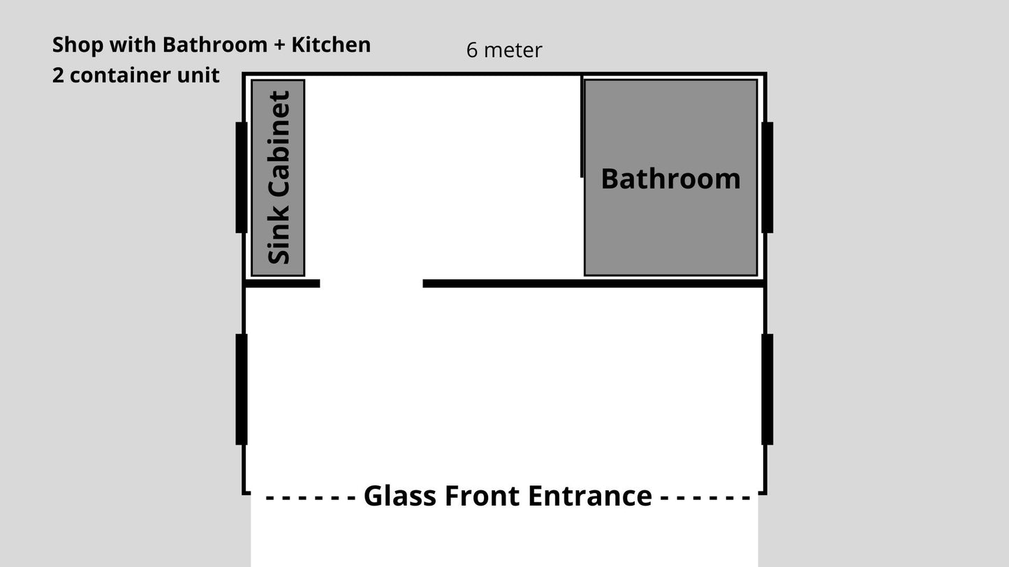 Casa Modular VISTA DOUBLE – 2 módulos (36 m²)