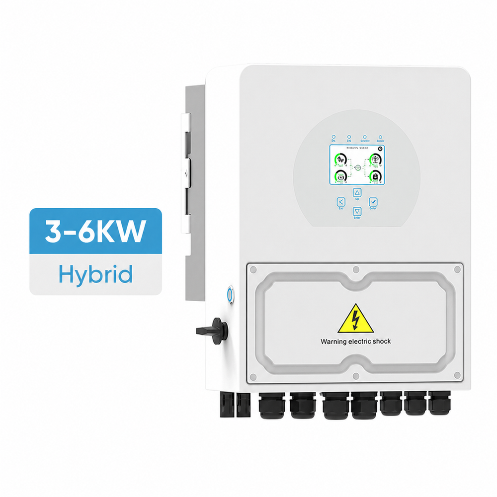 Inversor Solar Híbrido Monofásico 3–6kW