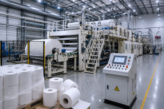 Linha de Produção de Papel Higiénico