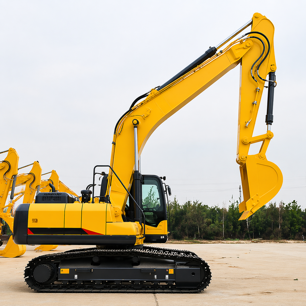 Escavadora de Rastos LTE210 – 21 Toneladas