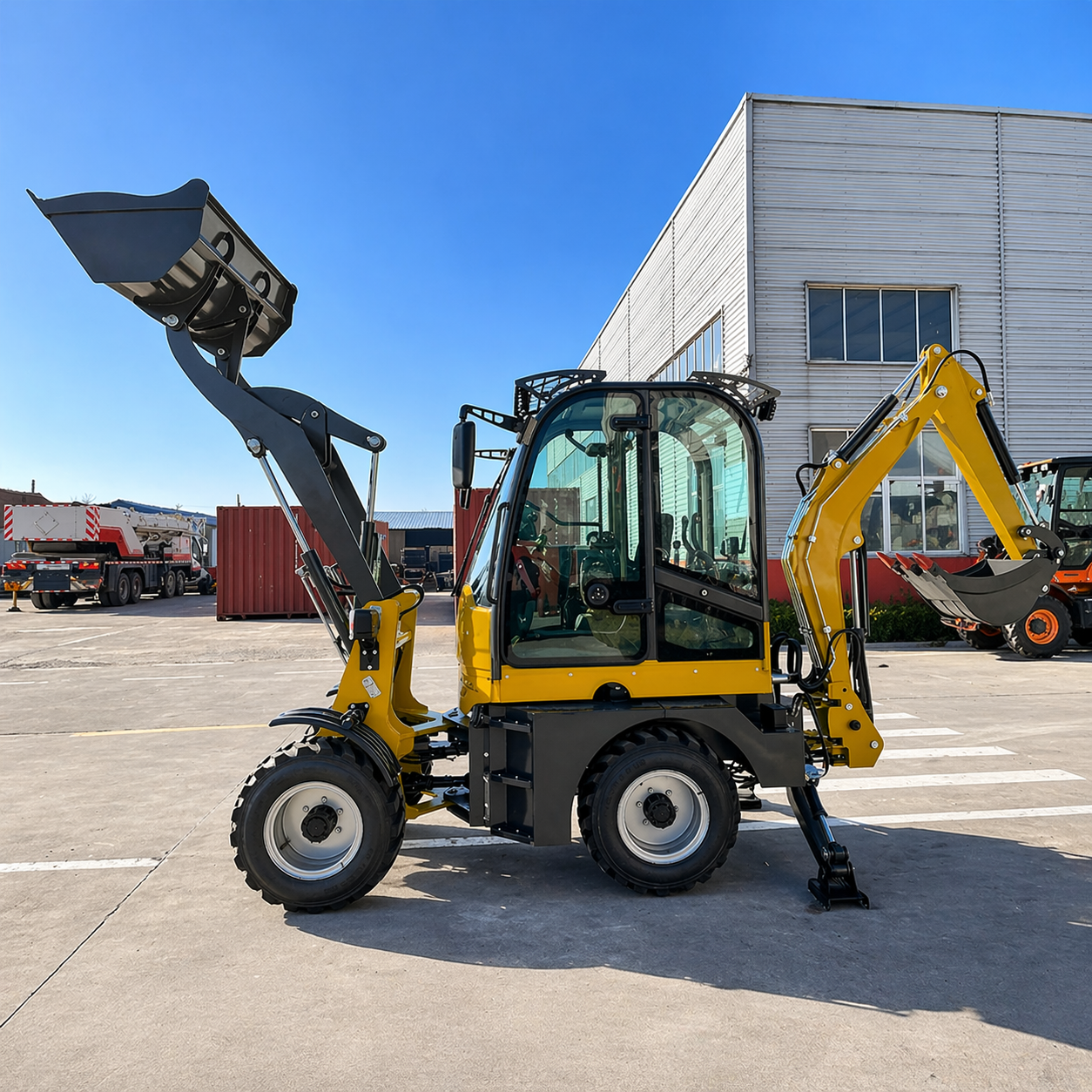 WZ1520 Mini Backhoe Loader - 1 Ton