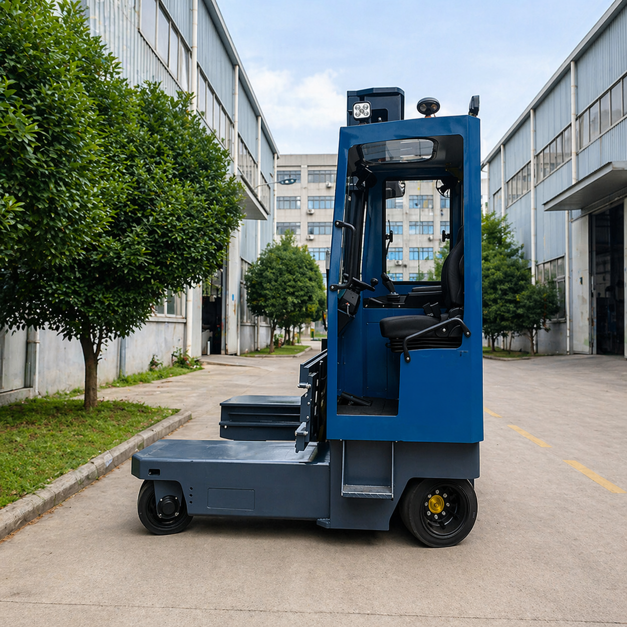 Empilhador Multidirecional Elétrico FRB20M–40M – 2 a 4 Toneladas
