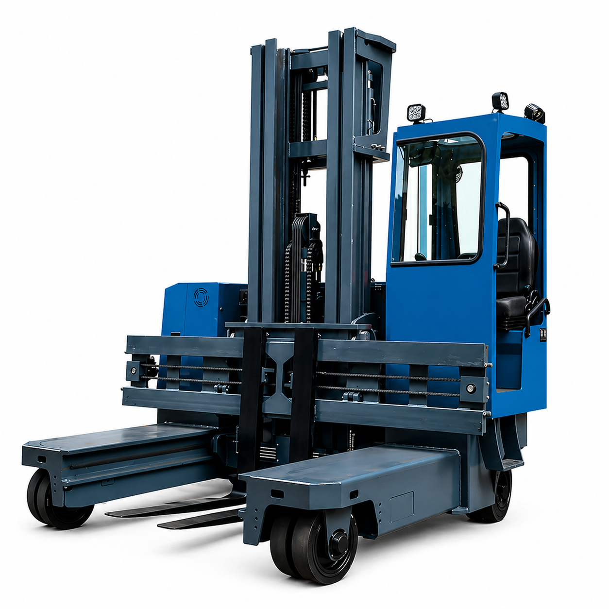 Empilhador Multidirecional Elétrico FRB20M–40M – 2 a 4 Toneladas
