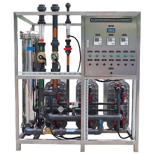 Sistema de Eletrodeionização (EDI) Industrial para Água Ultra Pura